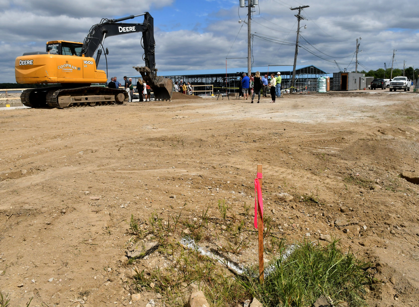 Ground breaking for the new Captain's Table Restaurant in Moline
